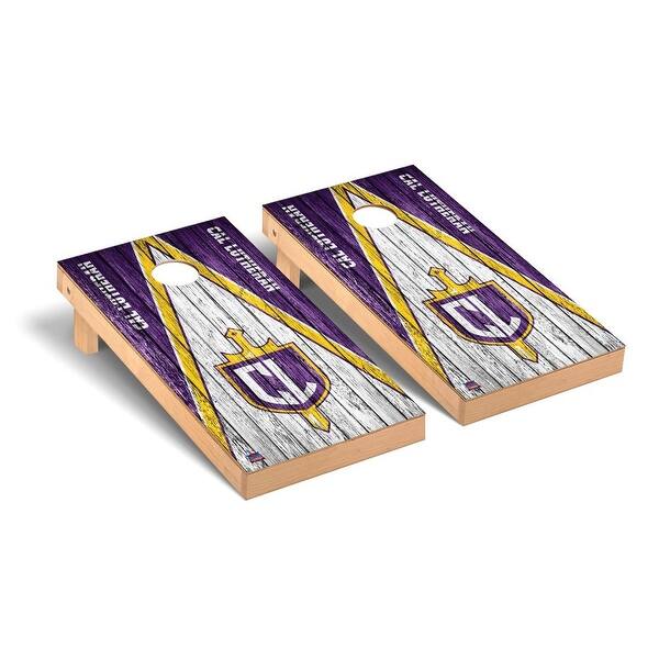 slide 2 of 5, California Lutheran Kingsmen Weathered Triangle Design