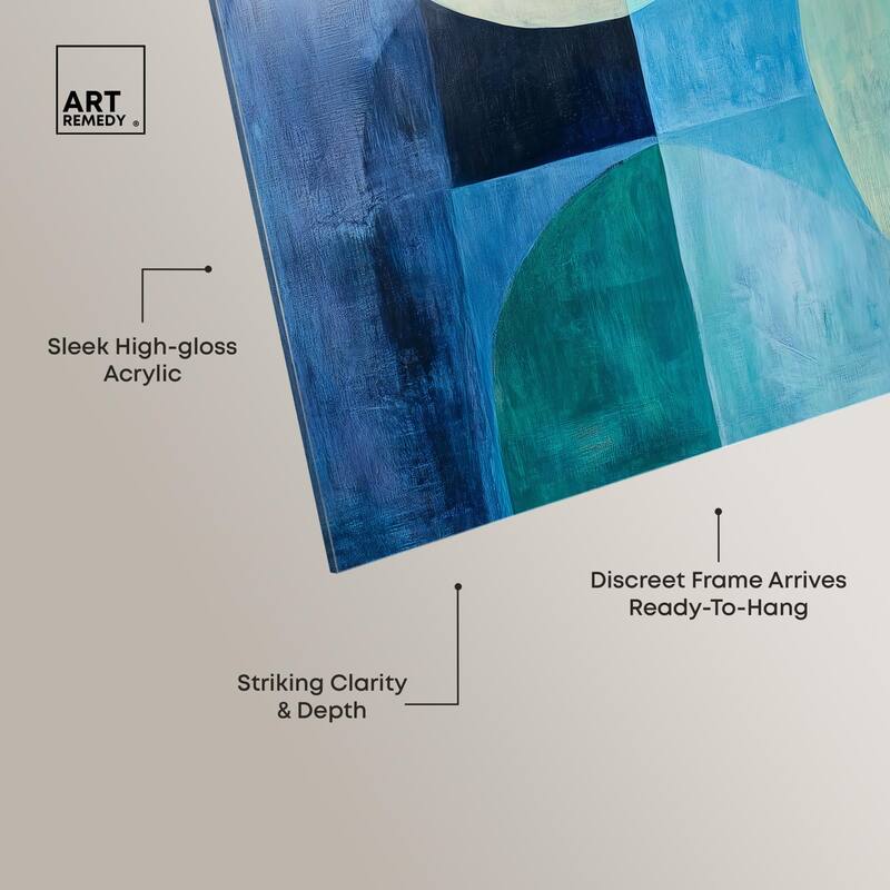 Color Blocks II Acrylic by Art Remedy, Ready to Hang