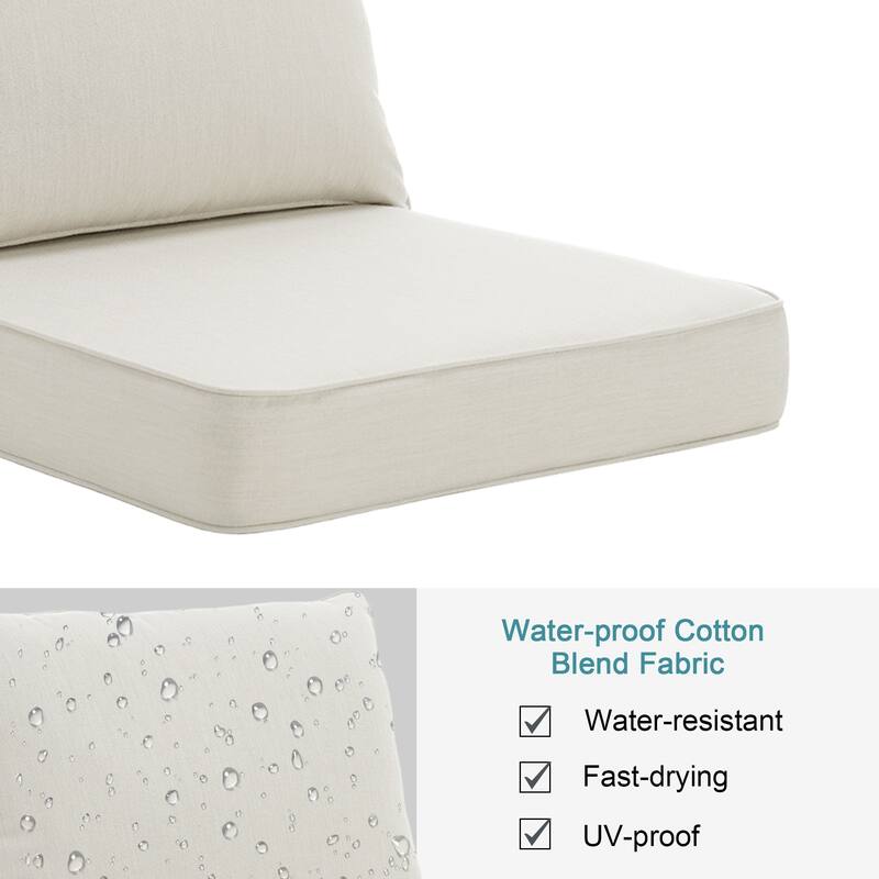 Sunbrella Indoor Outdoor Chair Cushion and Pillow