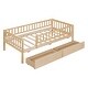 preview thumbnail 89 of 95, Roomfitters Twin Size Daybed Wood Frame with Two Storage Compartments, Space-Saving and Stylish Design for Any Room