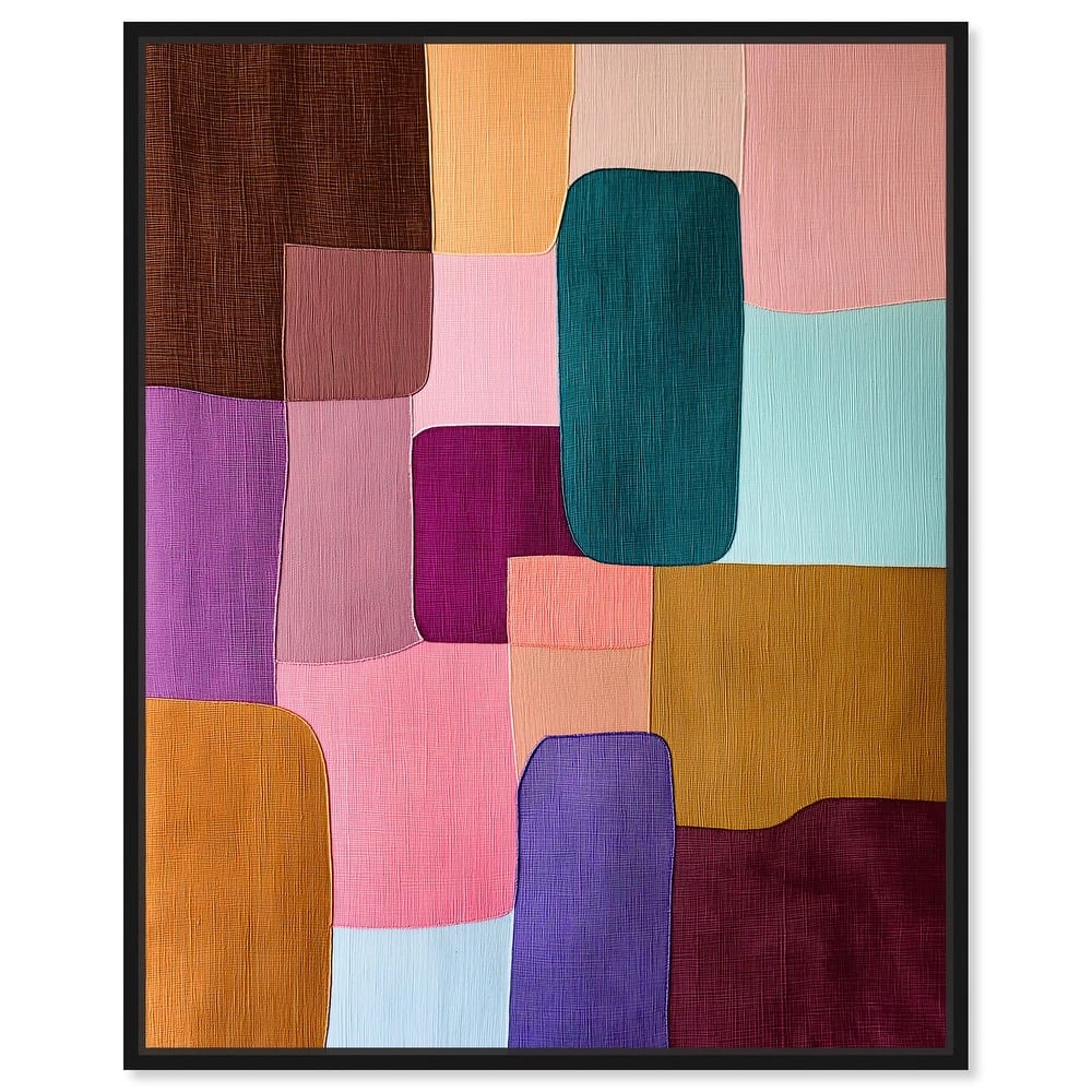 Color Block Cadence II Canvas by Art Remedy