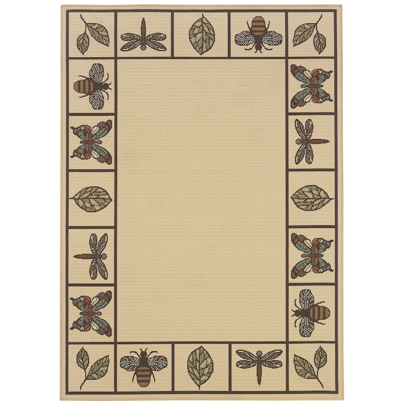 Vista Home Malta Botanical Indoor-Outdoor Area Rug