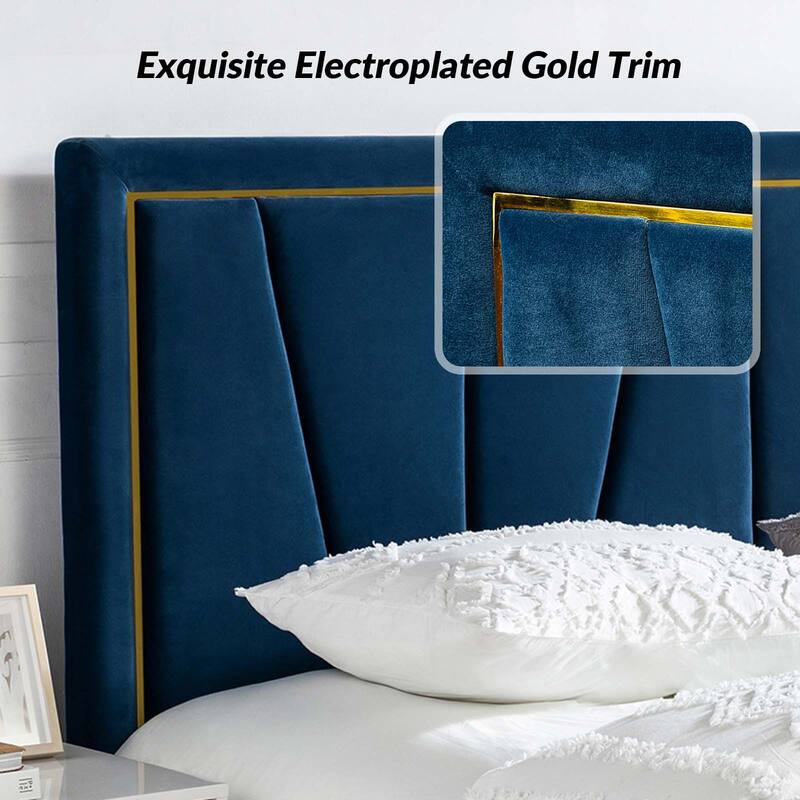 Eberhard Upholstered Tufted Contemporary Adjustable Wall-Mounted Headboard By HULALA HOME