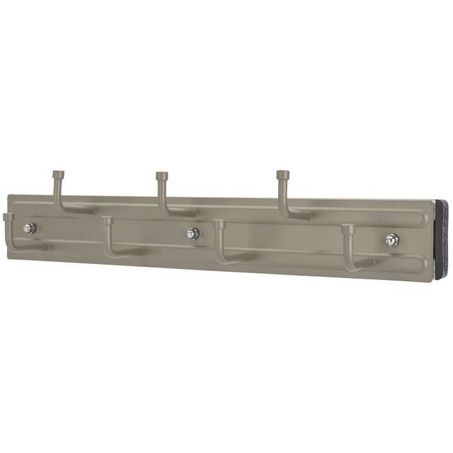Rev-A-Shelf BRC Series 12 Inch Pull Out Belt and Tie Rack with 7 Hooks