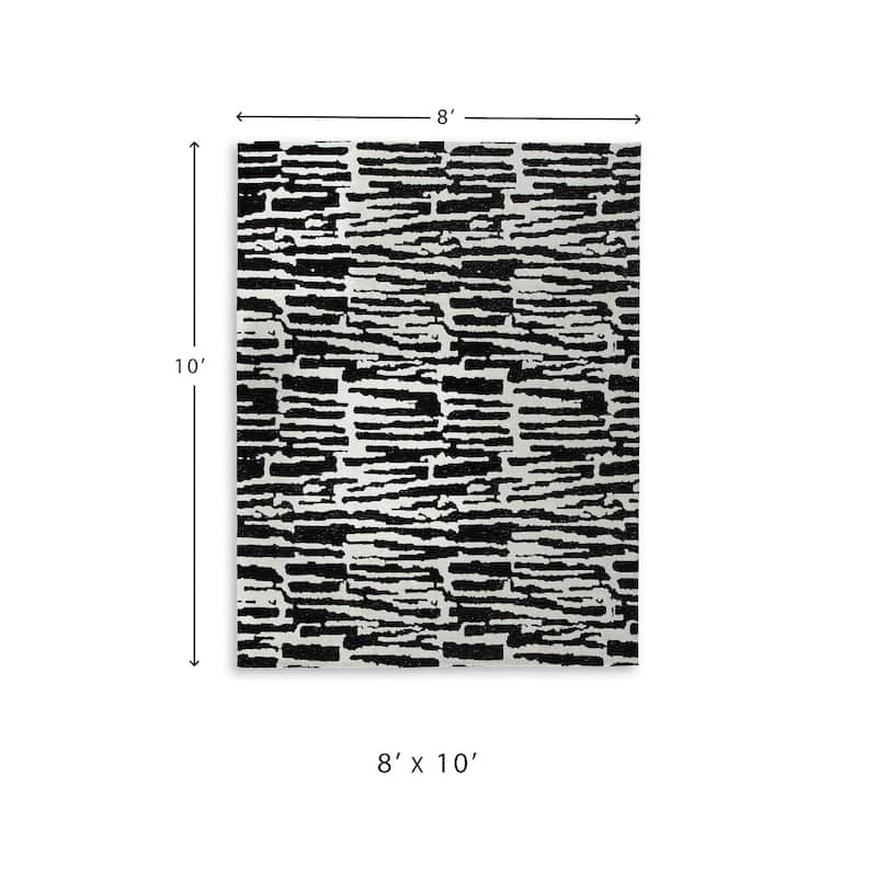 Signature Design by Ashley Bramshaw Black/Ivory Rug