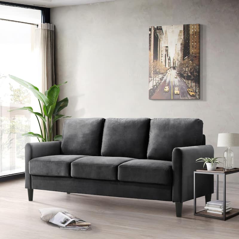 Clayfell Airell Velvet Arm Living Room Set