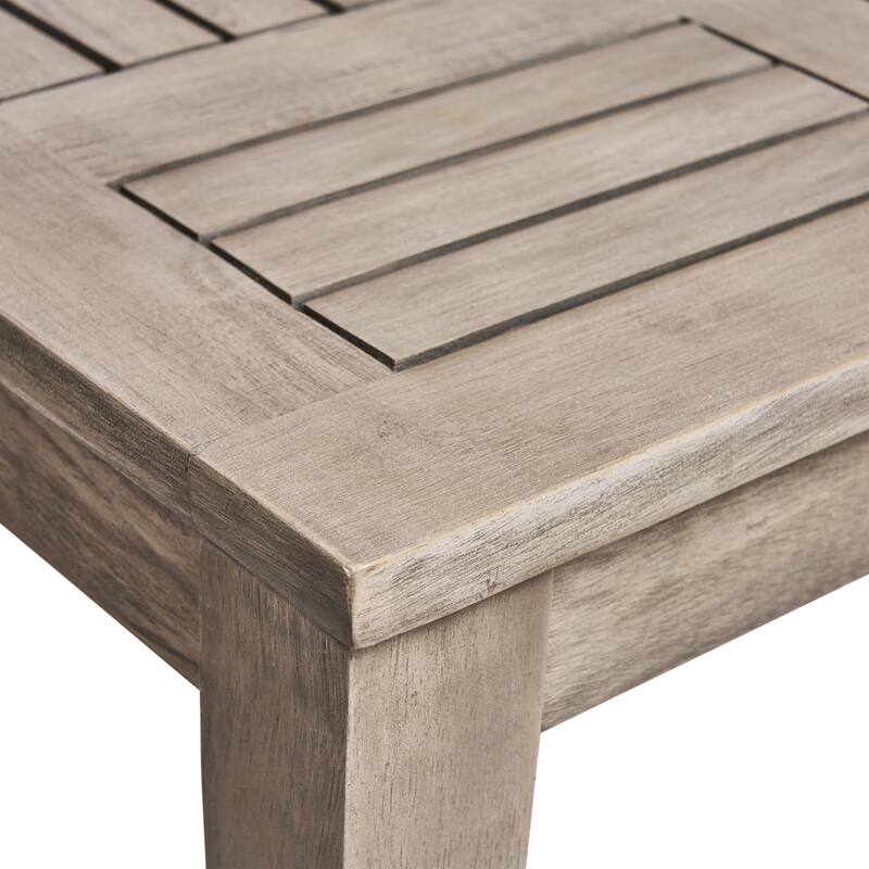 Hampton Acacia Wood Outdoor Coffee Table by Christopher Knight Home