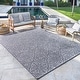 preview thumbnail 77 of 114, Gertmenian Solterra Bohemian Moroccan Global Weather Resistant Polypropylene Flatweave Indoor/ Outdoor Area Rug Collection 5'3"x7' - Cotto Grey