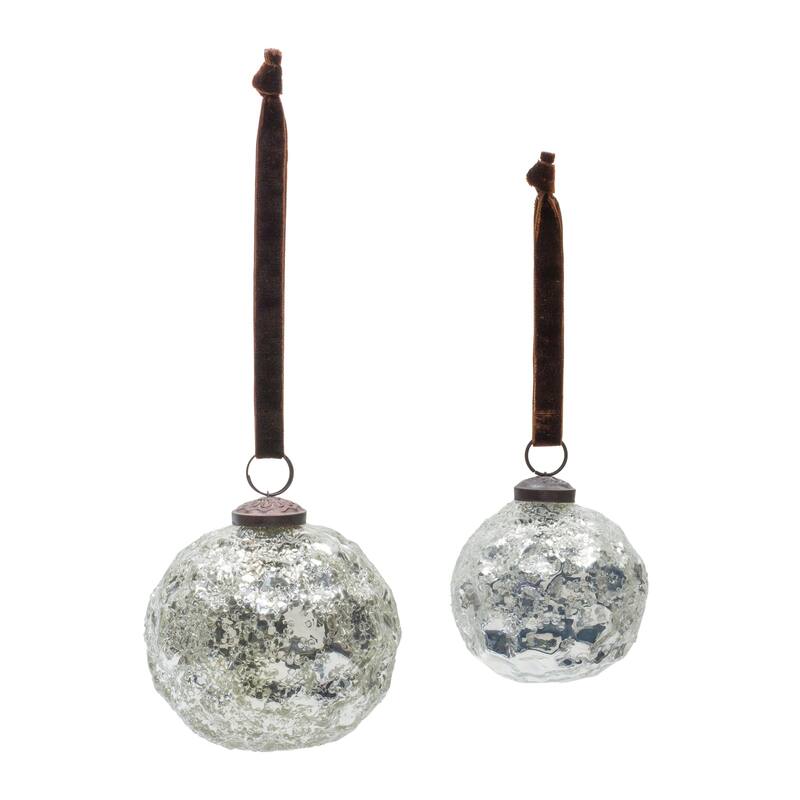 Mercury Glass Ball Ornament (Set of 4) Bed Bath & Beyond 37972487