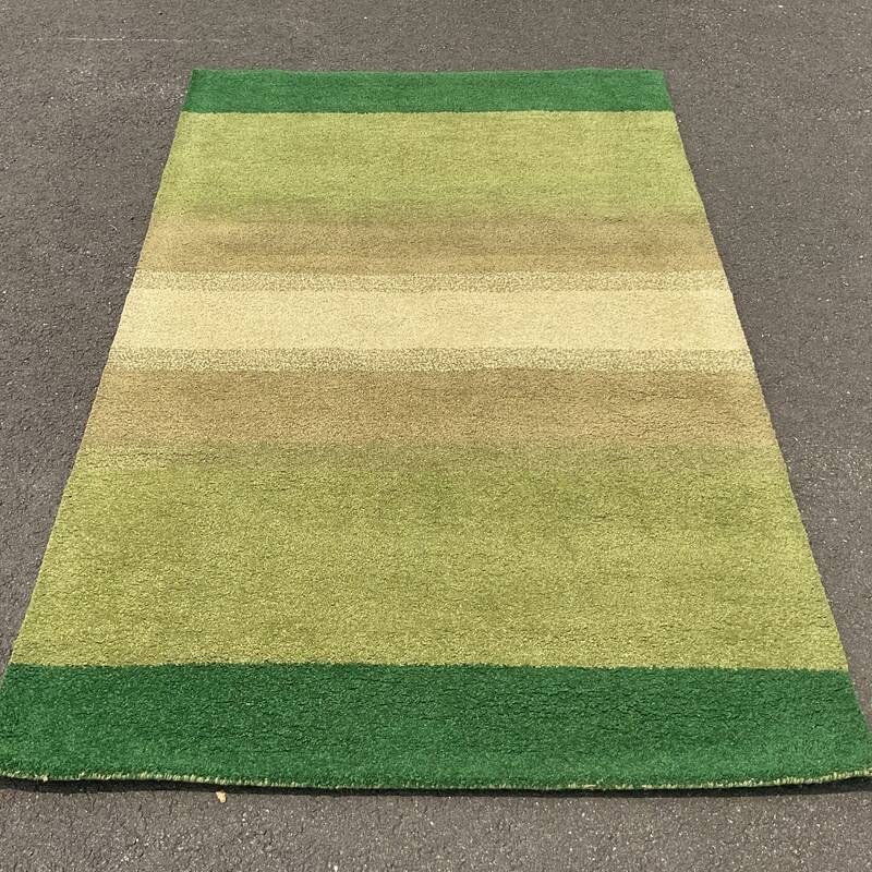 HERAT ORIENTAL Handmade Striped Wool Rug Collection - 4' x 6'