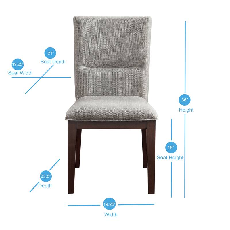 Steve Silver Aster Beige Side Chair, Set of 2