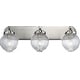 preview thumbnail 1 of 9, Maxim 15193CR Kasbah 3 Light 26" Wide Bath Vanity Light Satin Nickel