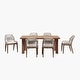 preview thumbnail 22 of 20, PURPLE LEAF Dining Set Patio Metal Rectangular Table and Wicker Rattan Chairs for Outside Porch Modern Outdoor Furniture Sets