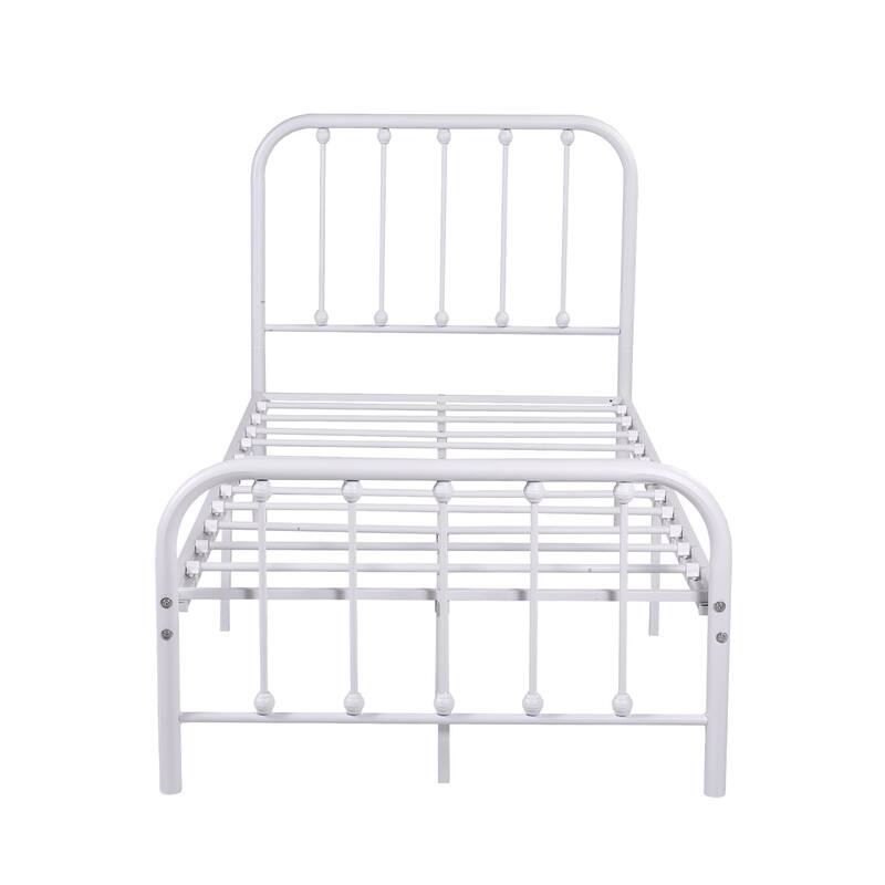 Alazyhome Sturdy Metal Platform Bed Frame