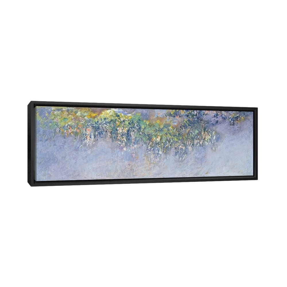 iCanvas "Wisteria, 1919-20 " by Claude Monet Framed Canvas Print