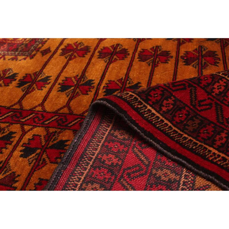 ECARPETGALLERY Hand-knotted Teimani Brown Wool Rug - 2'9 x 3'10