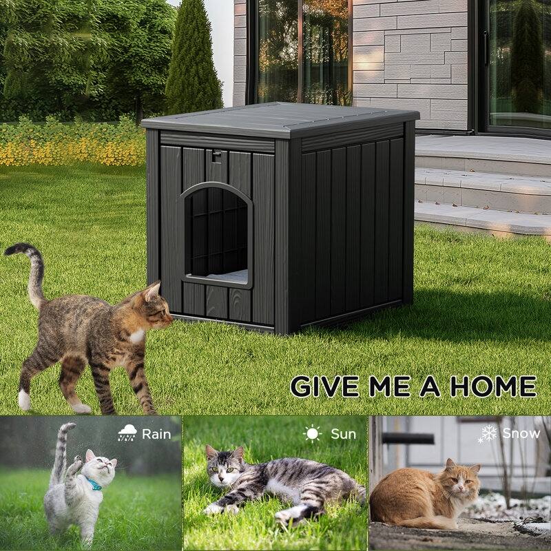 Waterproof Resin Cat House