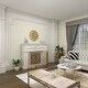 preview thumbnail 14 of 15, Gold Metal Starburst Wall Decor with Orb Detailing