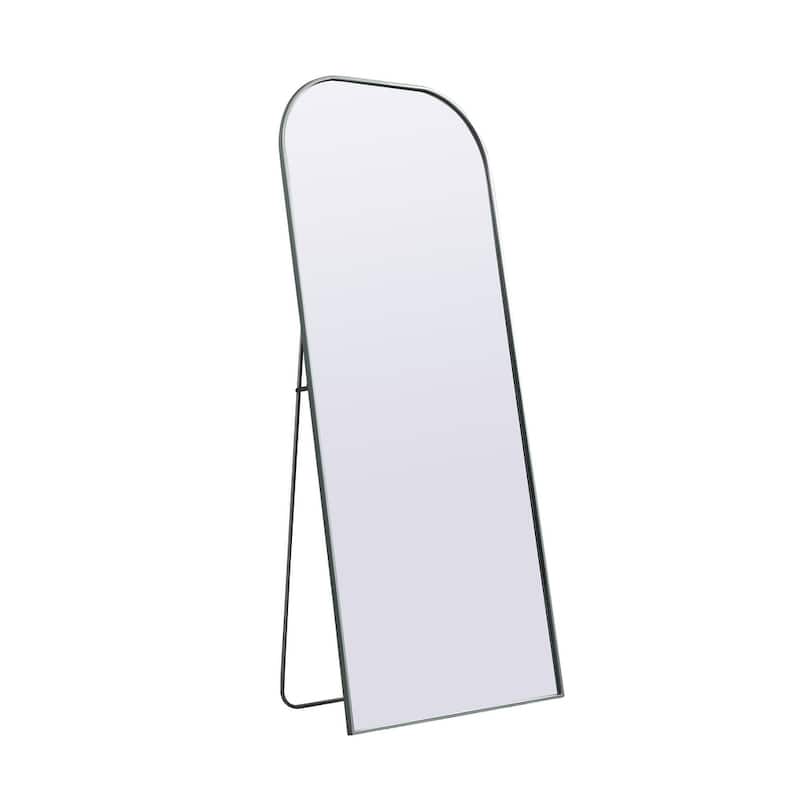 Indigo Home Metal Frame Arch Full Length Mirror 32x76 Inch