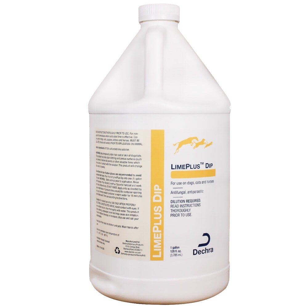 Shop Dechra Limeplus Dip For Dogs And Cats 1 Gallon Overstock