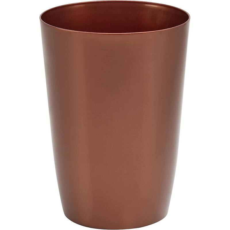 Small Trash Can – Open Top Garbage Cans for Kitchen, Office, Dorm, Bathroom, etc. –Waste Can for Compact/Tight Spaces - Copper