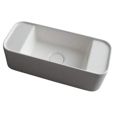 WS Bath Collections Mood GE 50C Mood 19-7/8" Rectangular Ceramic