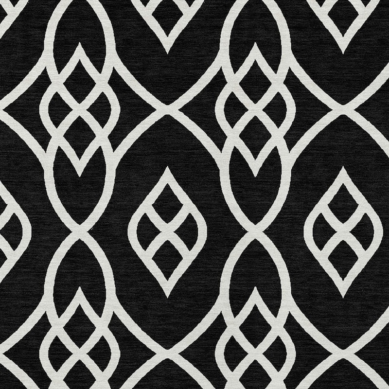 HomeRoots Trellis Transitional Rectangle Outdoor Rug