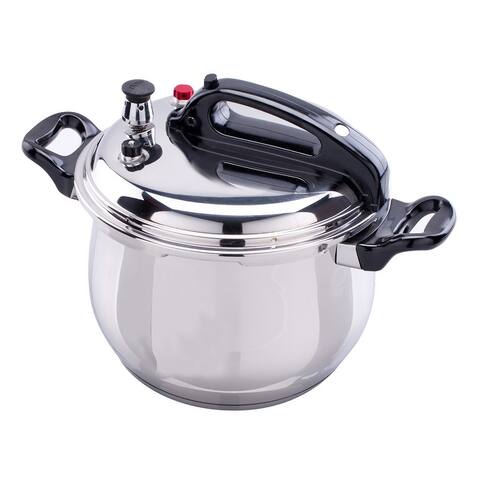 Bene Casa stainless-steel, 5.3-quart Pressure Cooker, 5-liter capacity pressure cooker