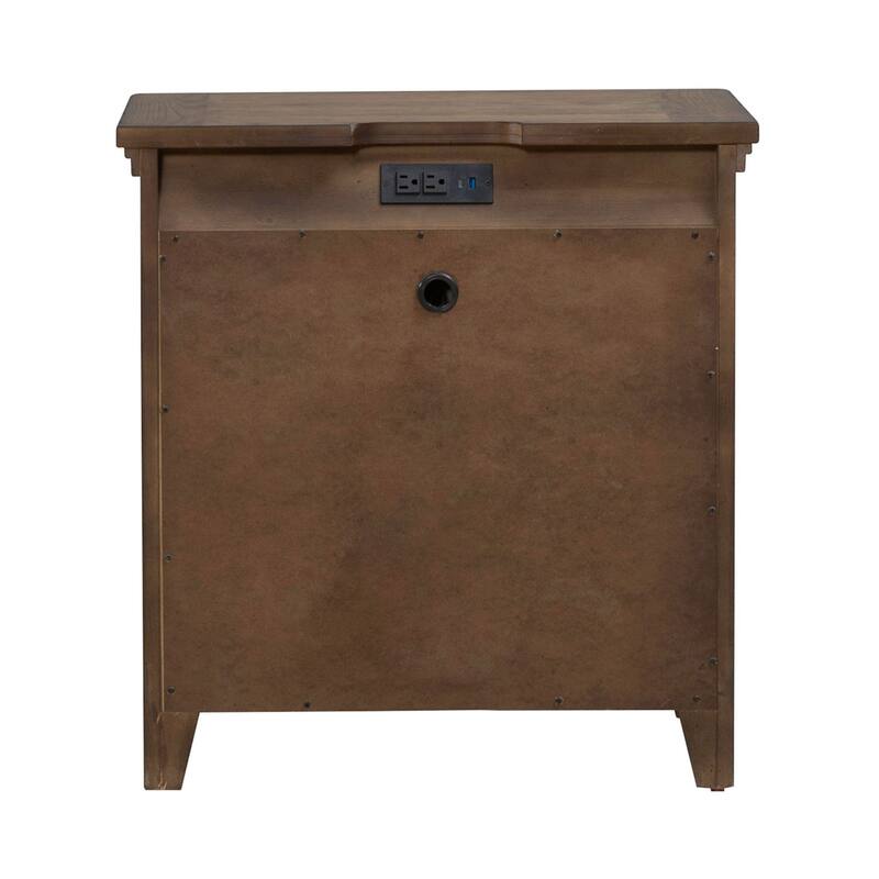 Liberty Furniture Carolina Park Panel Bed, Dresser & Mirror, Chest, Nightstand - King, Queen