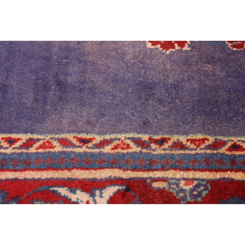 ECARPETGALLERY Hand-knotted Andelz Navy Wool Rug - 4'2 x 8'0