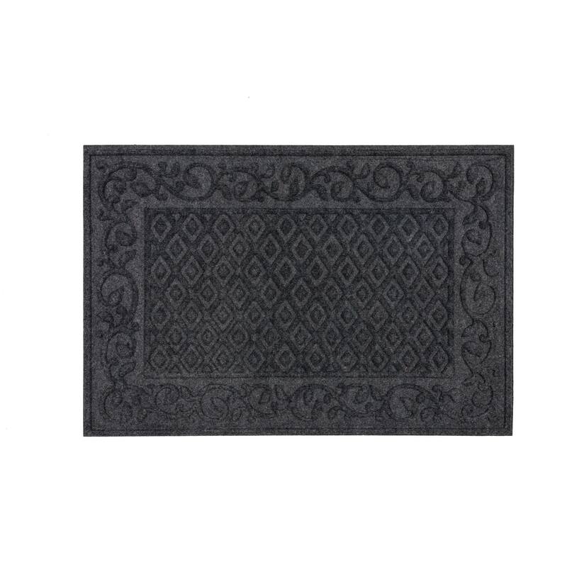 Mohawk Home Garden Vine Impressions Smoke 2' X 3' Door Mat - 2' x 3' - Smoke