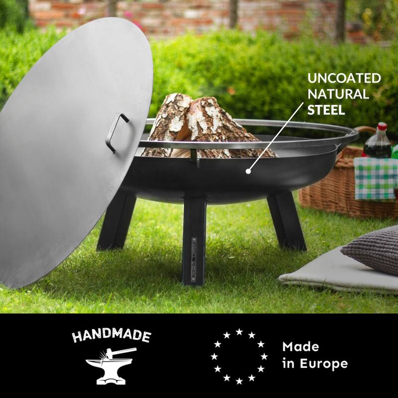 Porto 24" Fire Pit with Cover Lid