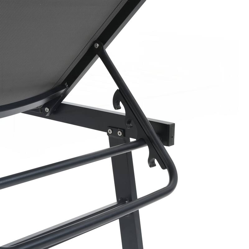 Chaise lounge wood chair