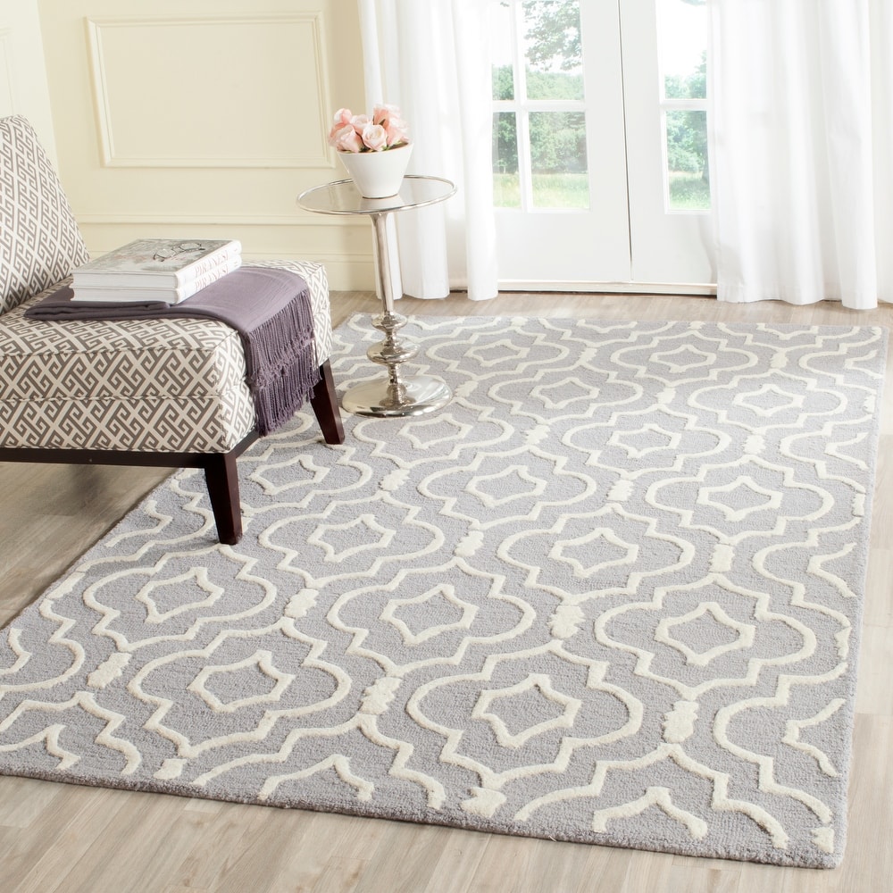 SAFAVIEH Handmade Cambridge Smaragda Modern Wool Rug