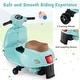 preview thumbnail 20 of 25, Costway Kids Ride on Motorcycle with Training Wheels Headlight Horn 6V - See Details