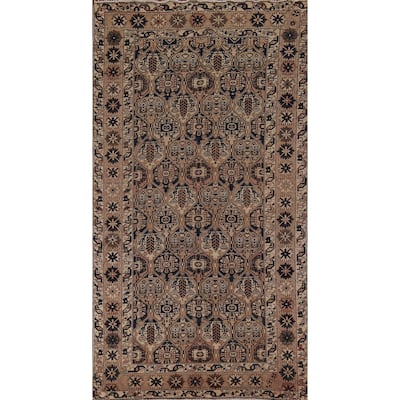 All-Over Bakhtiari Persian Vintage Area Rug Hand-Knotted Wool Carpet - 5'3" x 9'11"