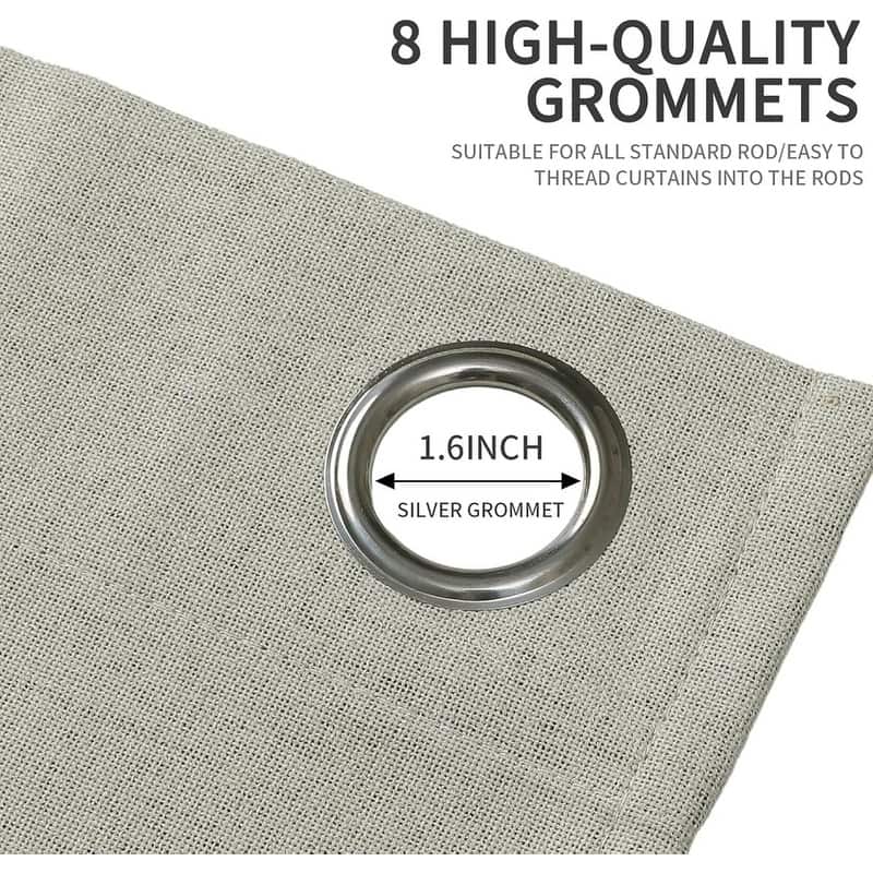 Blackout Curtains 120 Inches Long 2 Panels Burg, Room Darkening Curtains