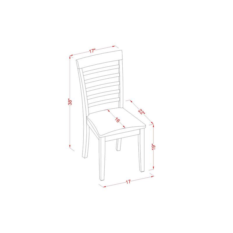 Dining Room Set 9 Piece Table & Chairs - Kitchen Table with Linen Upholstered Seats