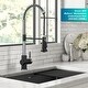 preview thumbnail 79 of 148, Kraus Britt Commercial 3-Function 1-Handle Pulldown Kitchen Faucet
