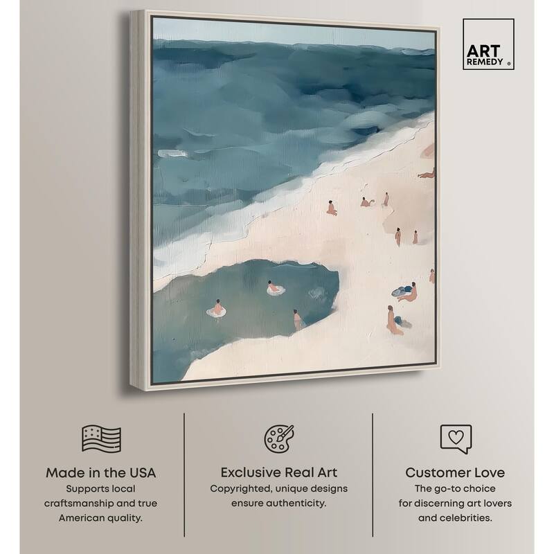 Daydreams by the Sea Canvas by Art Remedy