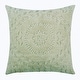 preview thumbnail 78 of 78, Better Trends Rio Collection in Floral Design 100% Cotton Tufted Unique Luxurious Machine Washable Tumble Dry Sage - Euro Sham