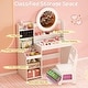 preview thumbnail 9 of 18, Gymax Kids Vanity Table Set w/ Lighted LED Mirror Princess Dressing