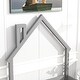 preview thumbnail 5 of 8, Grey Twin Size Pine Wood House-Shaped Headboard Floor Bed with Fence for Kids, Boys and Girls