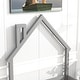 preview thumbnail 25 of 46, Twin House-Shaped Headboard Floor Bed with Fence, Fun & Safe Kids Bed