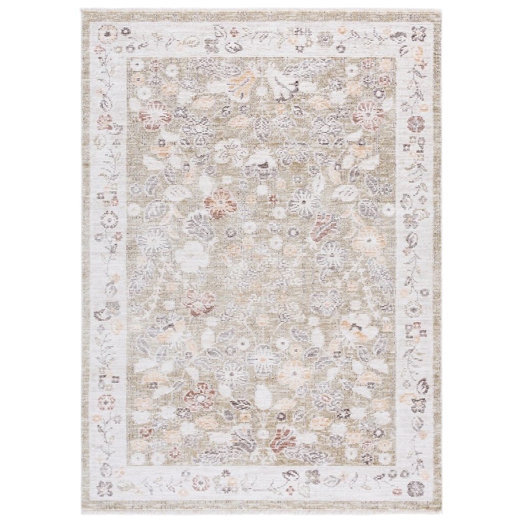 Martha Stewart by SAFAVIEH Yukimi Vintage Floral Distressed Rug