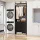preview thumbnail 2 of 81, Cimly Closet System with Wood Drawers and Hanging Rods, Organizer Wardrobe for Walk-in and Reach-in Closet Set of 1 - Black