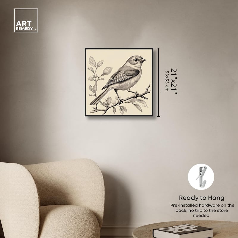 Bird's Gaze Canvas by Art Remedy