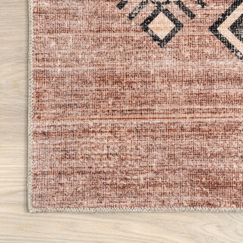 Nuloom Amyra SplashGuard Machine Washable Area Rug