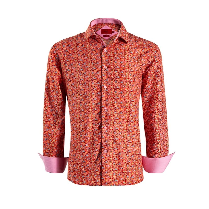 Elie Balleh Men's Paisley Print Button-Down Shirt