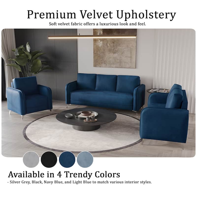 CraftPorch Luxurious Velvet Upholstered Chair
